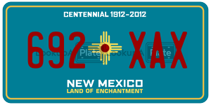 692XAX  license plate in NM