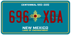 696XDA  license plate in NM