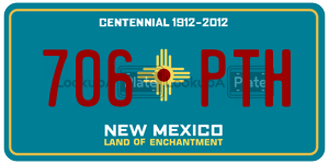 706PTH  license plate in NM