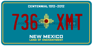 736XMT  license plate in NM