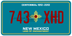 743XHD  license plate in NM