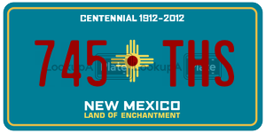 745THS  license plate in NM