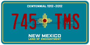 745TMS  license plate in NM