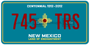 745TRS  license plate in NM