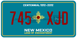 745XJD  license plate in NM
