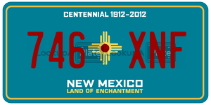 746XNF  license plate in NM