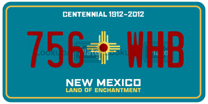 756WHB  license plate in NM