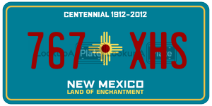 767XHS  license plate in NM