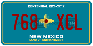768XCL  license plate in NM