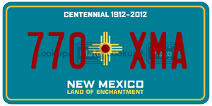 770XMA  license plate in NM