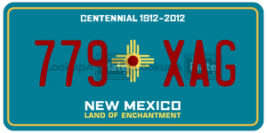 779XAG  license plate in NM