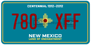 780XFF  license plate in NM