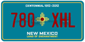 780XHL  license plate in NM