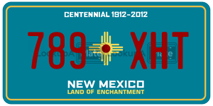 789XHT  license plate in NM
