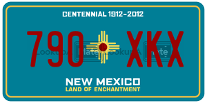 790XKX  license plate in NM