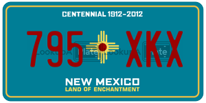 795XKX  license plate in NM