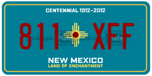811XFF  license plate in NM