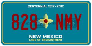 828NMY  license plate in NM