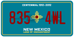 8354WL  license plate in NM