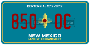 8500C  license plate in NM
