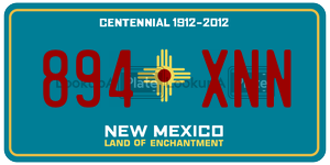894XNN  license plate in NM