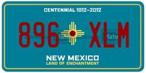 896XLM  license plate in NM