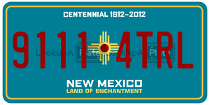 91114TRL  license plate in NM