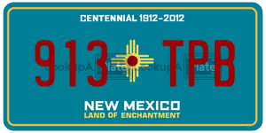 913TPB license plate in New Mexico