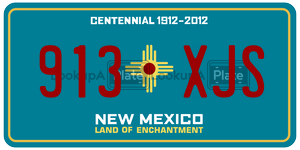 913XJS  license plate in NM