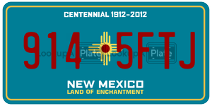 9145FTJ  license plate in NM