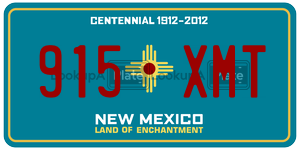 915XMT  license plate in NM