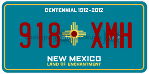 918XMH  license plate in NM