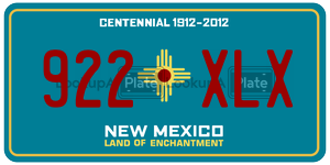 922XLX  license plate in NM
