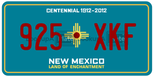 925XKF  license plate in NM
