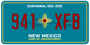 941XFB  license plate in NM
