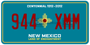 944XMM  license plate in NM