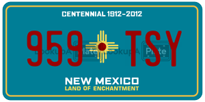 959TSY  license plate in NM