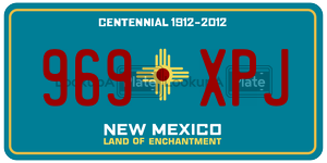 969XPJ  license plate in NM