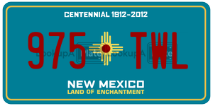 975TWL  license plate in NM