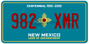 982XMR  license plate in NM