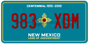 983XDM  license plate in NM