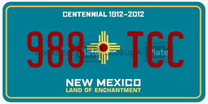 988TCC  license plate in NM