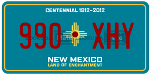 990XHY license plate in New Mexico
