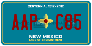 AAPC85  license plate in NM