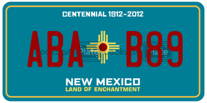 ABAB89  license plate in NM