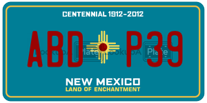 ABDP39  license plate in NM