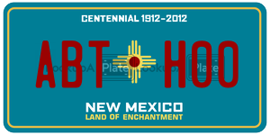 ABTH00  license plate in NM