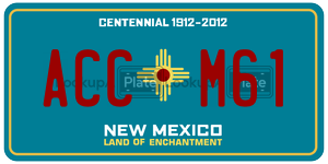 ACCM61  license plate in NM