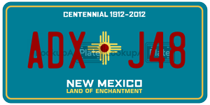 ADXJ48  license plate in NM