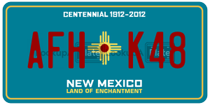 AFHK48  license plate in NM
